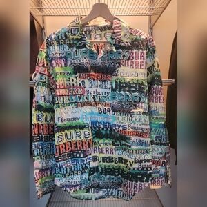 Burberry Colorful Logo Print Shirt